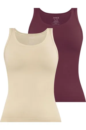 Janice Tanktop 2 x Damen Top Nazca Trägertop aus Baumwolle - Verkäufer: NORMANI
