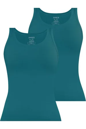 Janice Tanktop 2 x Damen Top Nazca Trägertop aus Baumwolle - Verkäufer: NORMANI