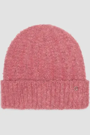 QS by s.Oliver Strickmütze Weiche Beanie mit Strickmuster Logo - Verkäufer: