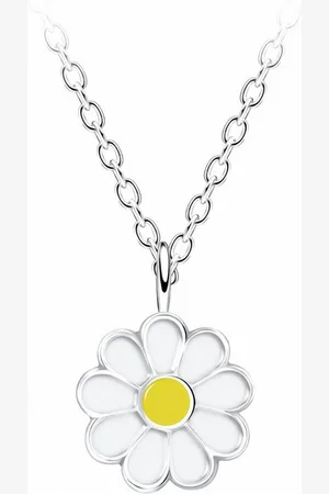 ALEXANDER YORK Kette mit Anhänger GÄNSEBLÜMCHEN, 2-tlg., 925 Sterling Silber - Verkäufer: