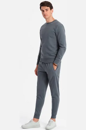 Ombre Clothing Sweatanzug BASIC Herren-Sweatshirt-Set BASIC Sweatshirt + Jogginghose - Verkäufer: