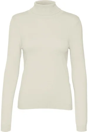VERO MODA Rollkragenpullover VMVAPPINESSA LS ROLLNK PULLOVE GA LCS