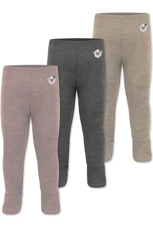 Normani Slip 3er Pack Baby Merino Unterhose mit Füßen Babyhose Winter Wollhose Leggings Thermohose mit Fuß - Verkäufer: