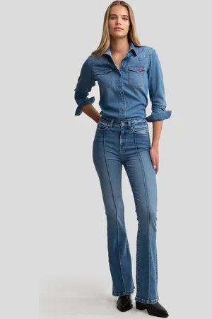 Big Star Bootcut-Jeans CLARA FLARE hohe Leibhöhe - Verkäufer: