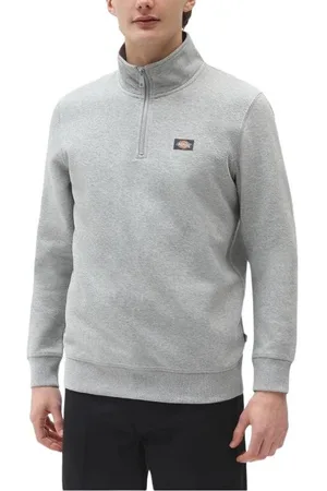 Dickies Sweater Sweatpulli Oakport Quarter Zip, G XL F grey-mel. - Verkäufer: Big Leshopski
