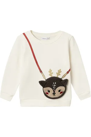 NAME IT Sweatshirt NMFRTINSEL NREG SWEAT BRU BOX