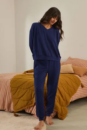 Next Pyjama Gerippter Langarm-Pyjama (2 tlg) - Verkäufer: Germany GmbH