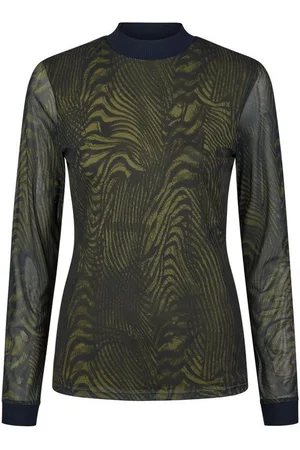 Marc Aurel Shirtbluse mit abstraktem Linienprint - Verkäufer: