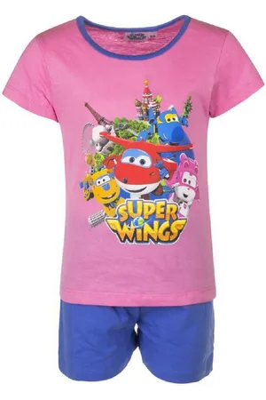 Super Wings Pyjama aus Baumwolle kurzer Schlafanzug Shortama für Mädchen - Verkäufer: IM-Trading