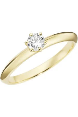 Luigi Merano Diamantring mit Brillant in Krappenfassung, Gold 585