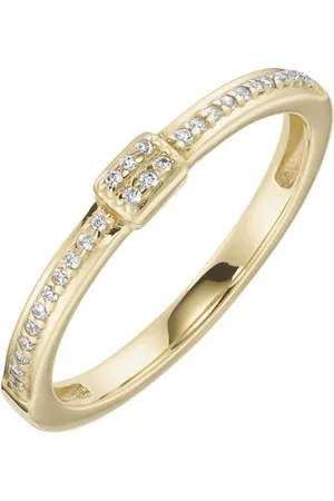 Luigi Merano Goldring mit Zirkonia, Gold 375
