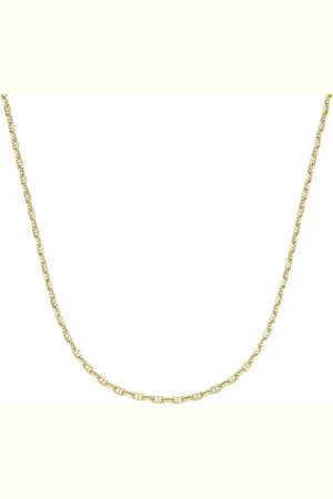 Luigi Merano Goldkette Stegankerkette, diamantiert, Gold 585