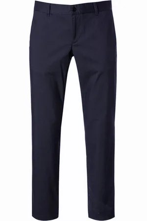 Alberto Chinohose Herren Chino Lou sommerliche Qualität - blau 33/32 (1-tlg) - Verkäufer: Mack Mode