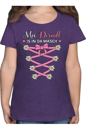 Shirtracer T-Shirt Mei Dirndl is in da Wäsch Ersatz Dirndl Mode für Oktoberfest Kinder Outfit - Verkäufer:
