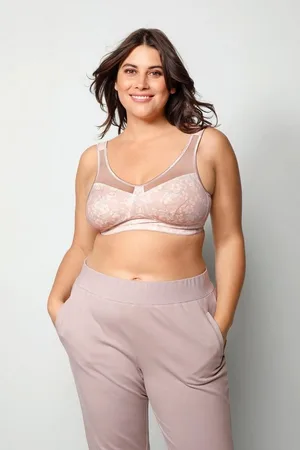 Ulla Popken Bügel-BH BH floraler Druck breite Mesh-Träger - Verkäufer: Popken Fashion Group