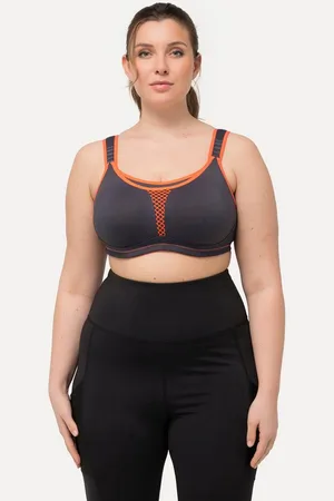Ulla Popken Sport-BH Sport-BH ohne Bügel Mikrofaser Netz-Einsatz - Verkäufer: Popken Fashion Group