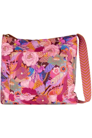 Oilily Schultertasche Rosel Reversible Shoulder Bag Striped Flowers - Verkäufer: tascort