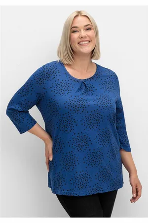 Sheego 3/4-Arm-Shirt Große Größen mit Konfetti-Print