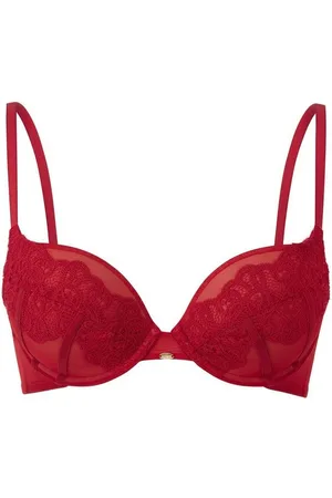 Gossard Dekolleté-BH VIP Guipure Push-Up BH Lipstick Red (Push-Up, 1-tlg., Spitze/Netz) verführerisch sexy - Verkäufer: maria-dee