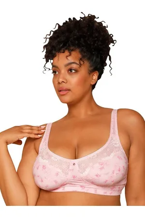 Ulla Popken Bügel-BH BH ohne Softschalen Blütenprint Spitze - Verkäufer: Popken Fashion Group