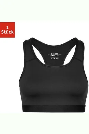 Snocks Sport-BH Sports Bra (1-tlg) aus recyceltem Polyester, doppellagige Vorderseite, Racer Back - Verkäufer: GmbH