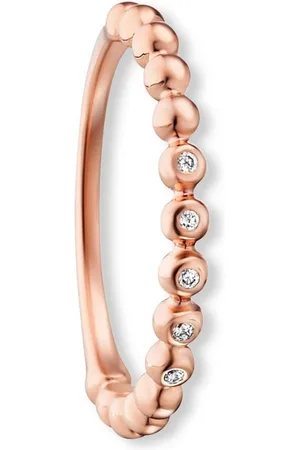 ONE ELEMENT Diamantring 0.04 ct Diamant Brillant Ring aus 585 Roségold, Damen Gold Schmuck