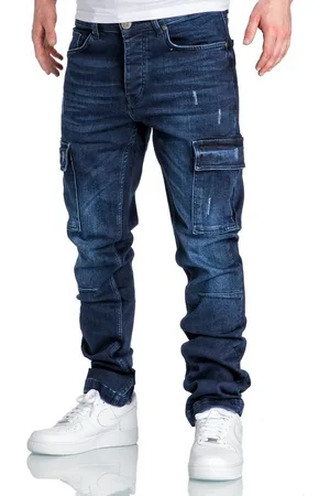 amaci Straight-Jeans MIAMI Regular Slim Cargo Jeans - Verkäufer: