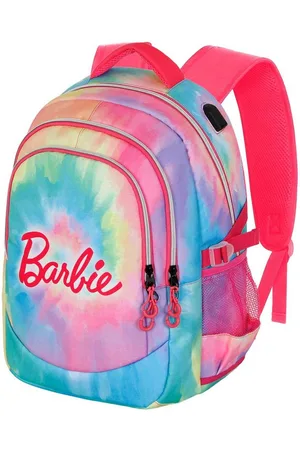 KARACTERMANIA Laptoprucksack Barbie Tie Dye großer Running Rucksack Tagesrucksack Alltagsrucksack, USB-Anschluss für elektronische Geräte - Verkäufer: okluge