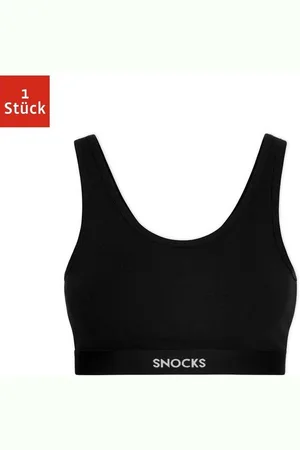 Snocks Bustier Soft BH (1-tlg) aus Bio Baumwolle, breite Träger für maximalen Komfort - Verkäufer: GmbH
