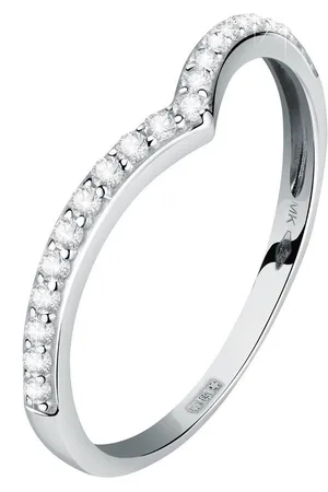 FAVS Fingerring Damen-Damenring 375er Weißgold Zirkonia, Zirkonia - Verkäufer: CHRIST Juweliere und Uhrmacher seit 1863 GmbH