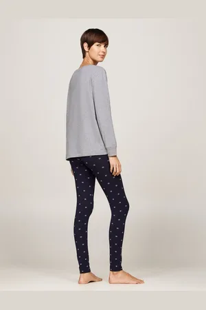 Tommy Hilfiger Schlafanzug GIFT LEGGING PJ SET W EYEMASK (Set, 3 tlg., 3tlg) mit Schlafmaske