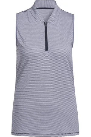 adidas Poloshirt adidas Two-Color Ottoman Sleeveless Golf Poloshirt Damen (1-tlg) mit Reißverschluss - Verkäufer: GFA Sports