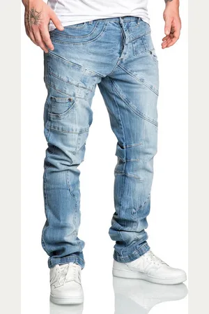 amaci Stretch-Jeans KAUAI Regular Slim Jeans Herren Regular Slim Denim Design Hose - Verkäufer: