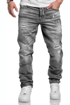 amaci Straight-Jeans KANSAS Regular Fit Destroyed Jeans - Verkäufer: