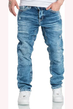 amaci Stretch-Jeans Columbus Herren Regular Slim Denim Hose - Verkäufer: