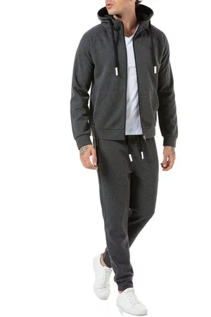 Redbridge Jogginganzug Red Bridge Herren Jogginganzug Sweat Jacke und Hose Set Anthrazit M (Spar-Set, 2-tlg), Komfortabel - Verkäufer: ChillDeal