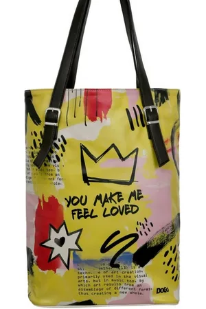 Dogo Umhängetasche Tallbags The Creation Of The Collage Damen Handtaschen (Fashion), Vegan