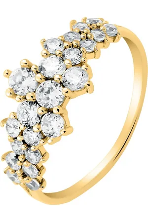 FAVS Fingerring Damen-Damenring 375er Gelbgold Zirkonia, Zirkonia - Verkäufer: CHRIST Juweliere und Uhrmacher seit 1863 GmbH