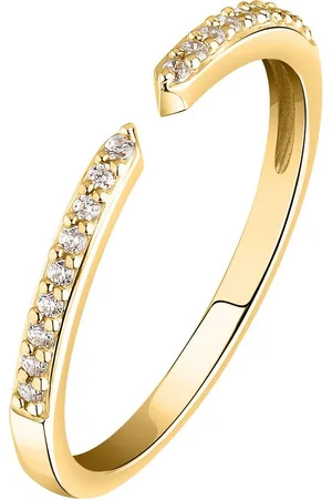 FAVS Fingerring Damen-Damenring 375er Gelbgold Zirkonia, Zirkonia - Verkäufer: CHRIST Juweliere und Uhrmacher seit 1863 GmbH