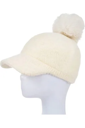 Adel Bags Ballonmütze Stylische Winter Damenmütze mit Kunstfell-Bommel – Weich, Warm - Verkäufer: