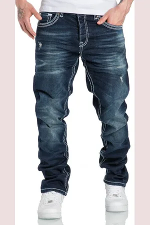 amaci Stretch-Jeans Columbus Herren Regular Slim Denim Hose - Verkäufer: