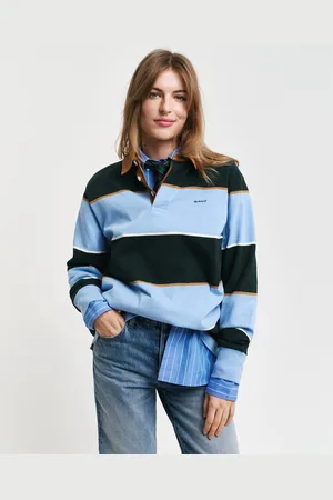 GANT Langarm-Poloshirt MULTISTRIPE HEAVY RUGGER mit bunten Streifen, unisex