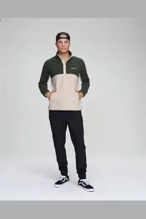 Bula Fleeceshirt Cruiser mit Raglanärmeln und praktischen Taschen