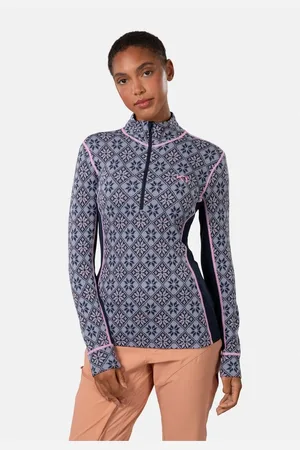 Kari Traa Funktionsshirt Rose mit tollem Norweger-Muster