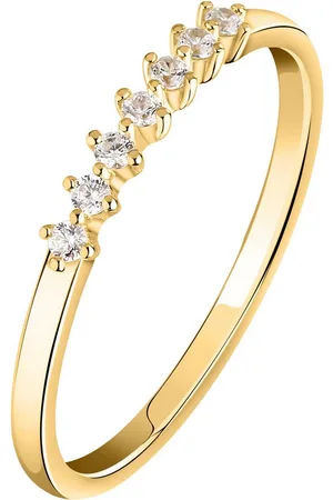FAVS Fingerring Damen-Damenring 375er Gelbgold Zirkonia, Zirkonia - Verkäufer: CHRIST Juweliere und Uhrmacher seit 1863 GmbH