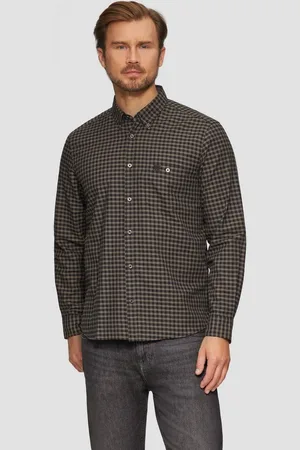 QS by s.Oliver Langarmhemd Regular Fit: Kariertes Hemd mit Button-Down-Kragen Artwork - Verkäufer: