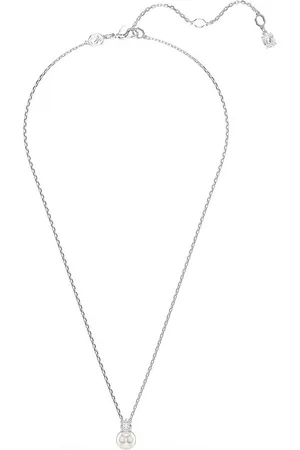 Swarovski Kette mit Anhänger Schmuck Geschenk Halskette Matrix, 5693897, mit ® Zirkonia (synth) - mit ® Perle