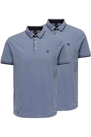 Only & Sons Poloshirt 2er Pack Onsefletcher (Spar-Set, 2-tlg) Poloshirt - Baumwolle - Atmungsaktiv - Hochwertiger Piqué-Stoff - Verkäufer: simply4you