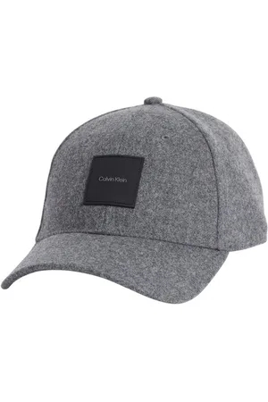 Calvin Klein Baseball Cap WOOL BB CAP mit Logopatch aus Leder, unisex