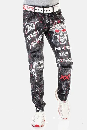 Cipo & Baxx 5-Pocket-Jeans Jeans im lässigen Streetstyle, CD700